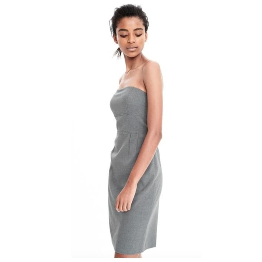 Banana Republic Heather Gray Bodycon Dress
